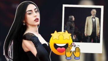 nicki nicole y Andrea bocelli