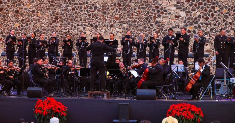 Concierto de la SEMAR llena de espíritu navideño a Cuernavaca