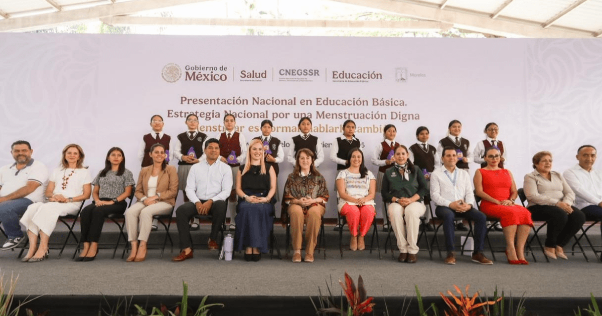 Menstruación Digna: entregan 35 mil kits en escuelas
