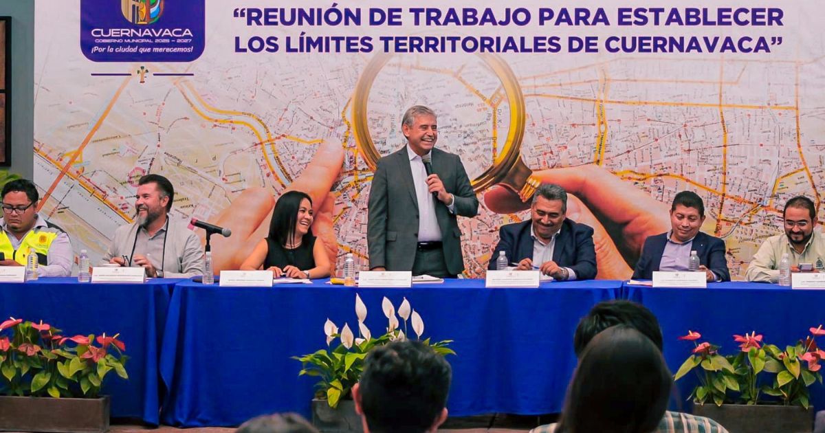 Cuernavaca inicia proceso para definir límites territoriales