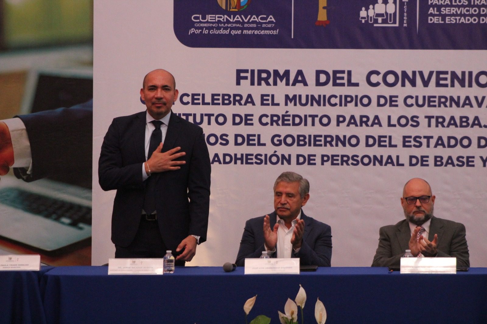Convenio entre Morelos y Cuernavaca beneficiará a más de 900 trabajadores