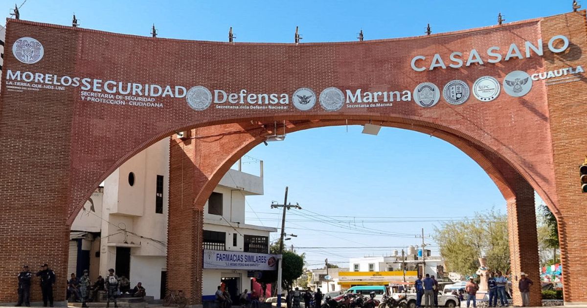 Inauguran Arco de Seguridad en Casasano Cuautla