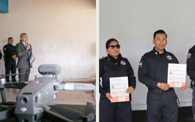 Policías drones