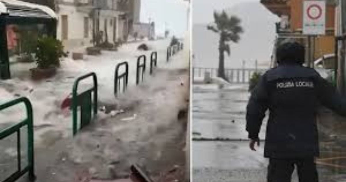 Ciclón “Harry” causa inundaciones en Italia