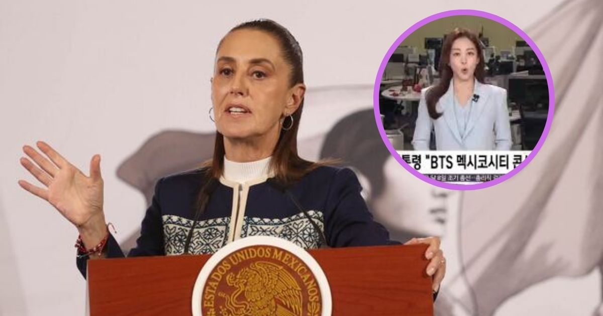 Claudia Sheinbaum llega a la televisión coreana
