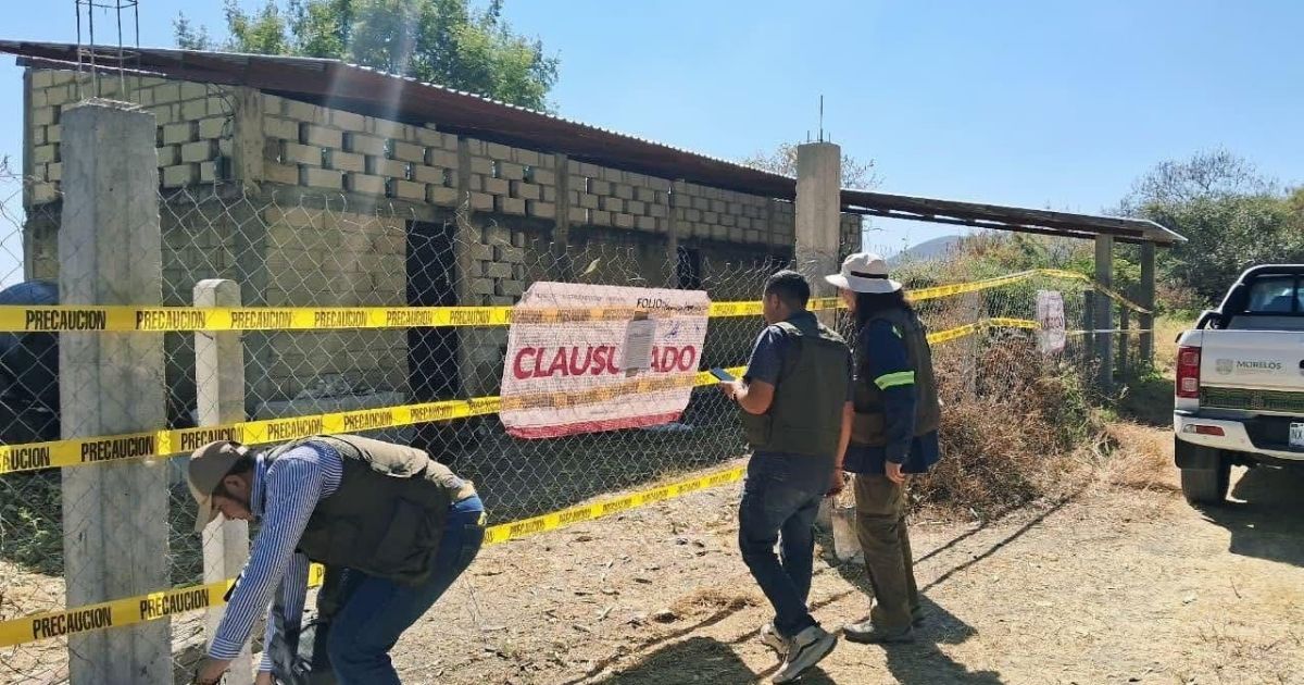 Clausuran obra en el Cerro de la Tortuga