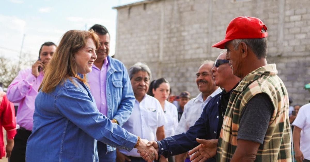 Gobernadora de Morelos entrega obras en los Altos de Morelos