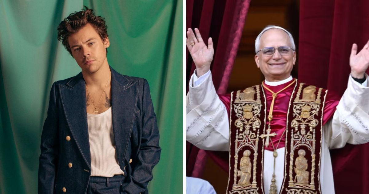 harry styles papa león XVI