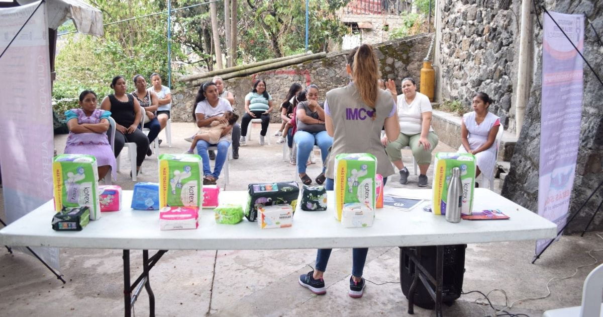 500 estudiantes participan en Menstruación Digna