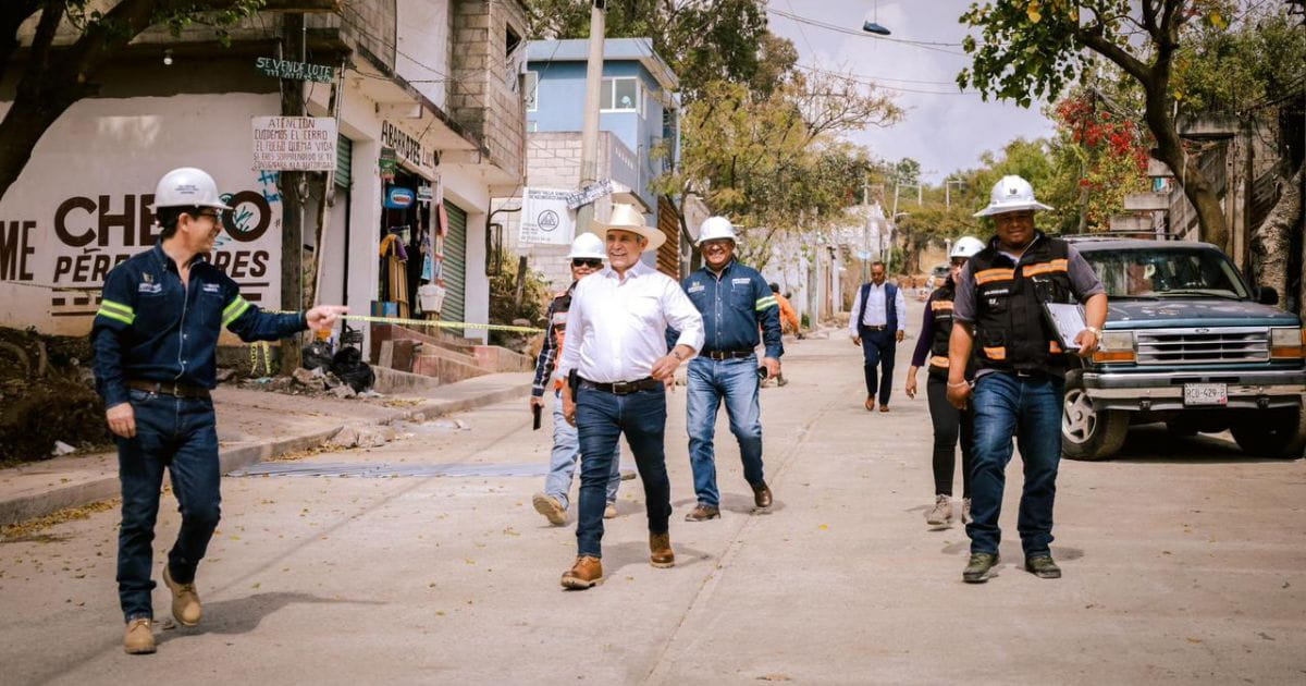 Alcalde de Cuernavaca supervisa obras en Ahuatepec