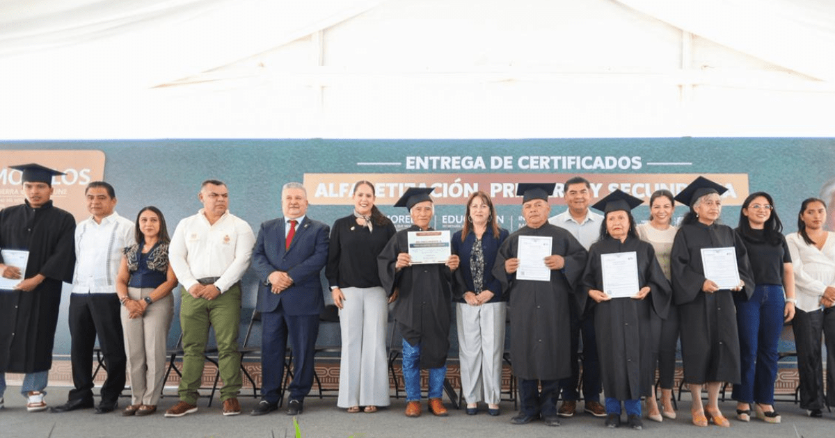 Morelos impulsa la disminución de rezago educativo