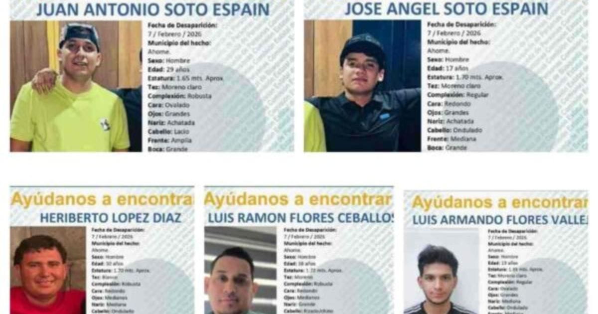 Localizan sin vida a los cincos hombres privado de la libertad en Sinaloa