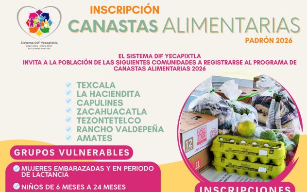 Canasta alimentaria DIF