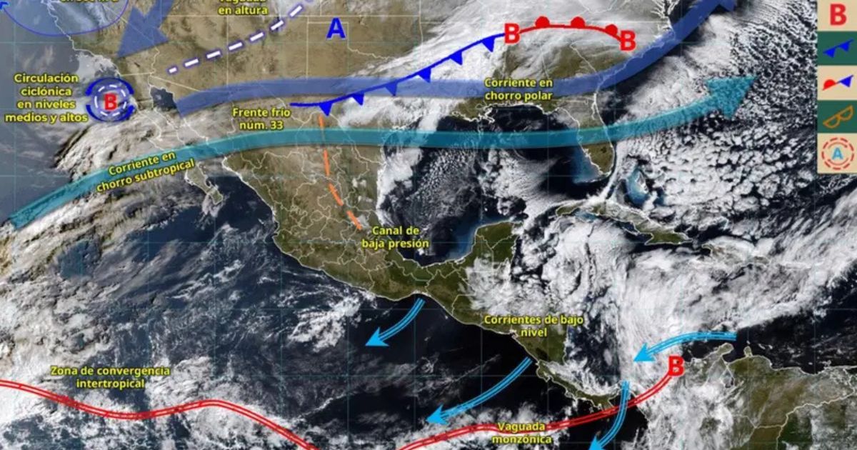 Se prevén temperaturas de 0°C en algunos estados