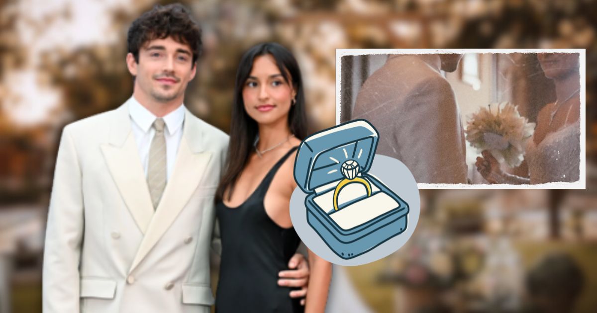 Charles Leclerc y Alexandra Saint Mleux boda
