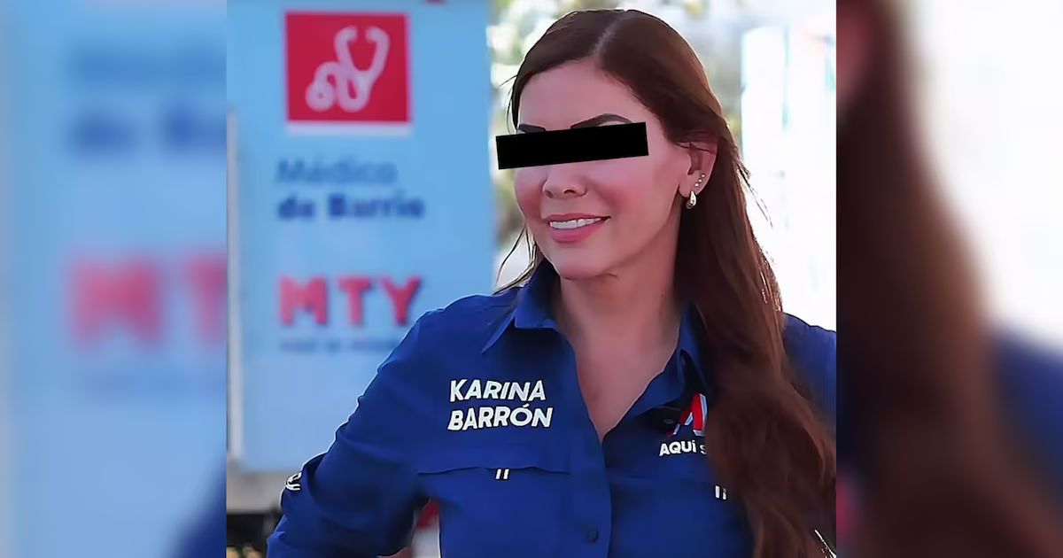 Detienen a Karina Barrón en Monterrey