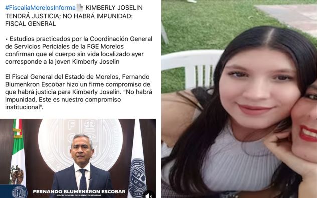 Confirman fallecimiento de Kimberly