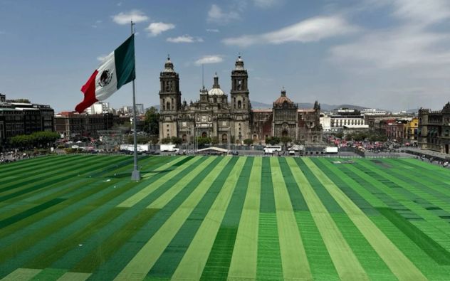 Cancha zócalo CDMX