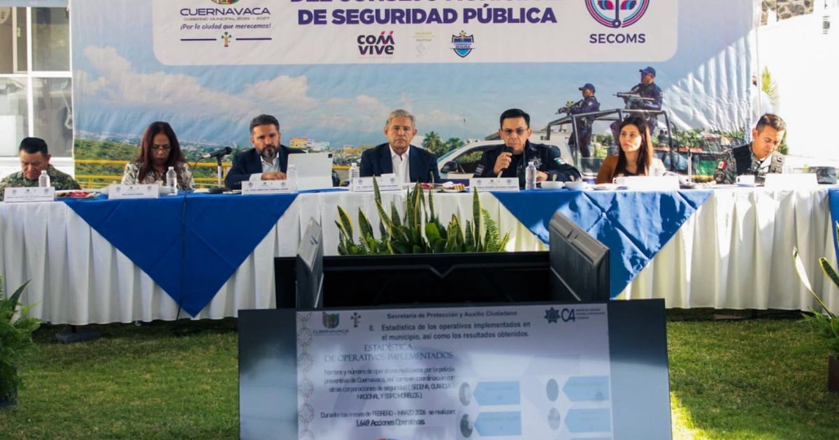 Cuernavaca refuerza acciones de seguridad