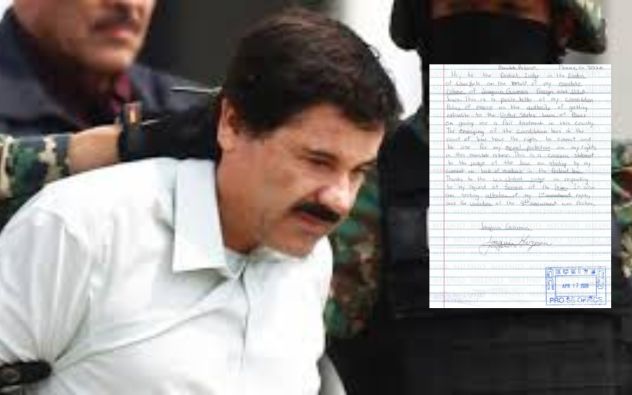 Chapo Carta prisión