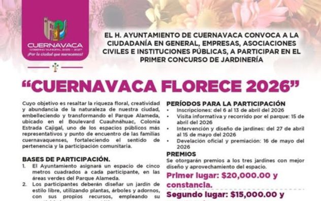 Concurso de jardinería Cuernavaca