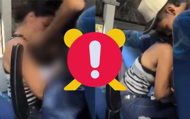 Menor saca la cabeza de autobús y muere