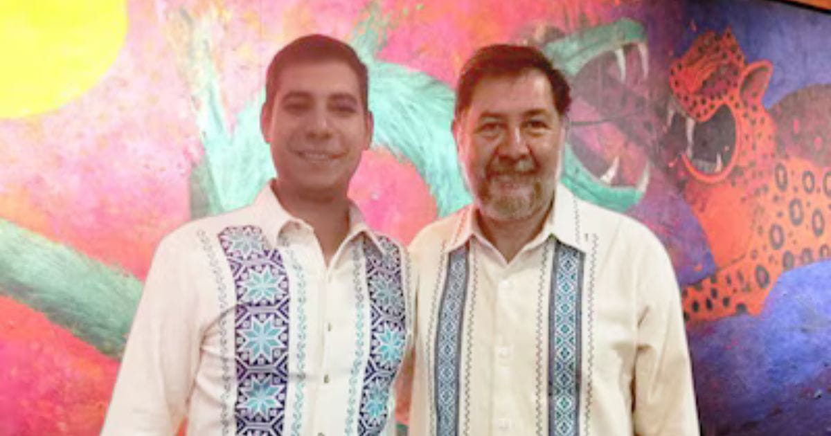 Noroña defiende a su hijo tras darse a conocer su sueldo en CFE