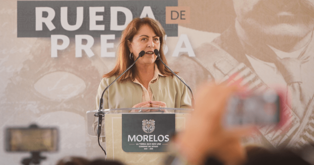 Gobernadora de Morelos descarta crisis en la entidad