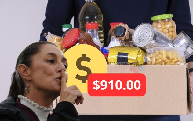 Canasta básica 910 pesos