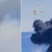 Chocan dos aviones militares durante espectáculo aéreo en Idaho
