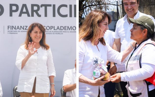Inauguración de la red de agua potable en la comunidad indígena de Chisco, Jojutla, con la gobernadora Margarita González Saravia