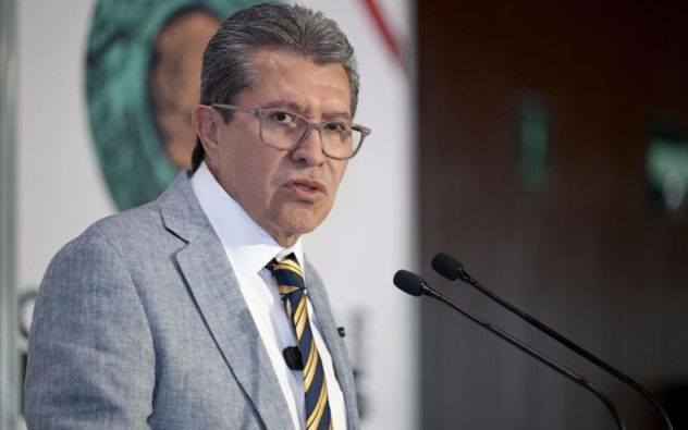 El diputado Ricardo Monreal Ávila durante una sesión en el pleno de la Cámara de Diputados, Ciudad de México, México.