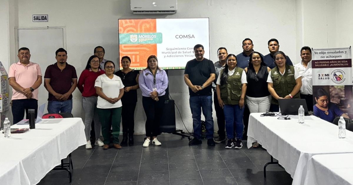 Refuerzan campañas de vacunación y salud mental en Yecapixtla