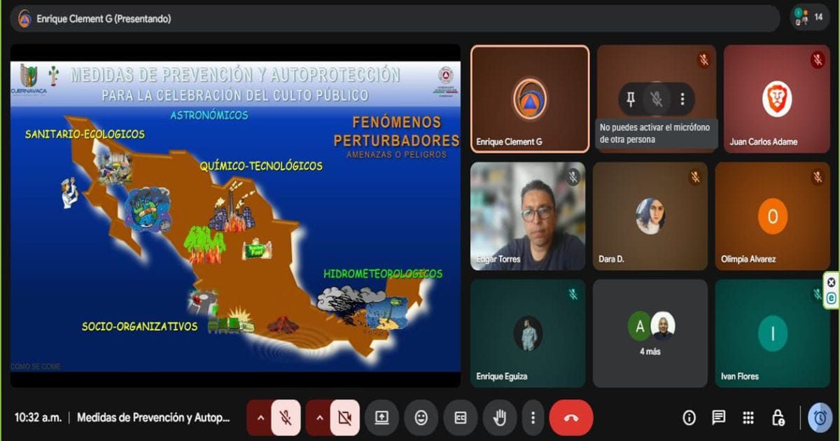 Templos de Cuernavaca deben cumplir nuevas normas de protección civil