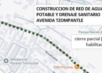 Anuncian cierres viales en Cuernavaca por obras de infraestructura urbana