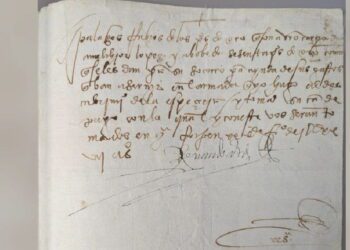 FBI entrega a México documento firmado por Hernán Cortés