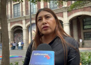 Maestros protestando en calles de Cuernavaca, Morelos